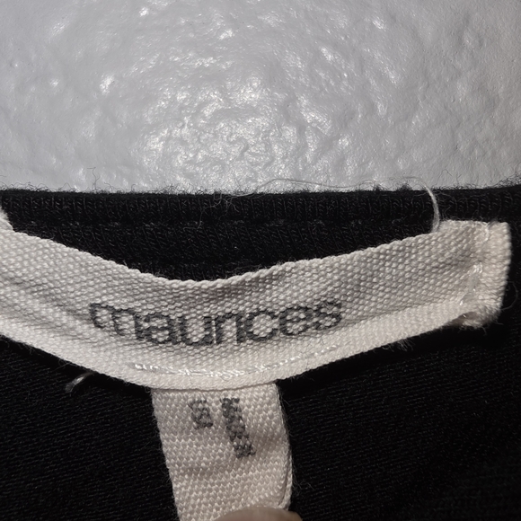 Maurices Black Top with Keyhole Accent - Picture 3 of 4
